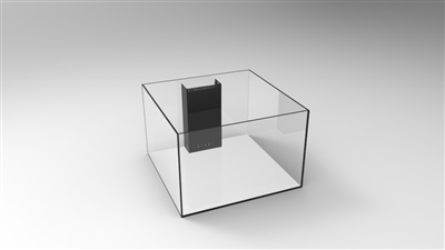 90 Gallon Starfire Cube Tank With Center Overflow 36x24x24 12mm